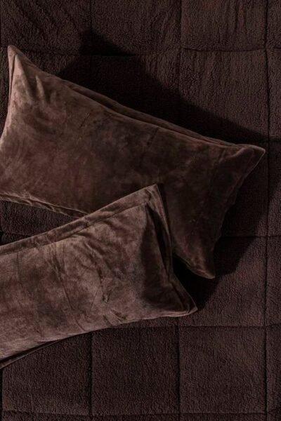 Cobertor Sherpa mink Café - Imagen 2