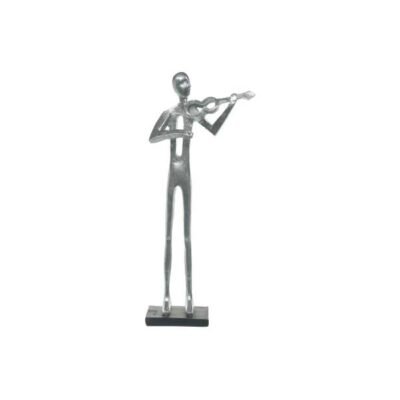 Escultura músico con violín