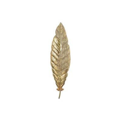Aplique decorativo hoja portavela