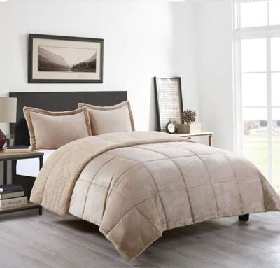 Cobertor Sherpa mink Beige