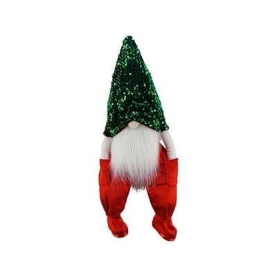 Gnomo de Navidad Belive Rojo y Verde 40.5 CM