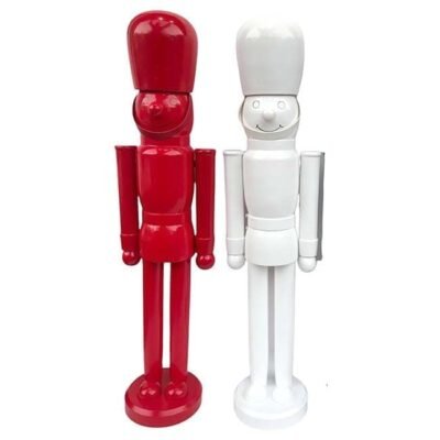 Cascanueces de Navidad Rojo o Blanco 2Mod Grande 61CM